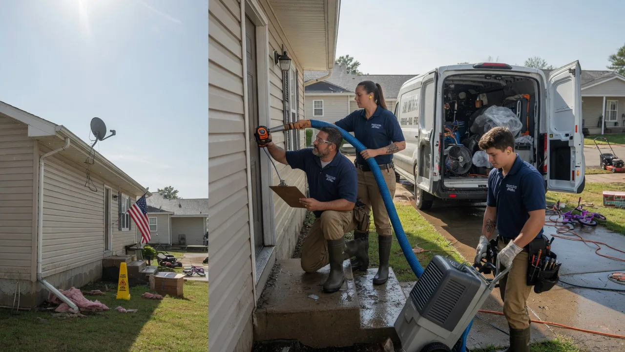 Ceiling Water Damage Restoration in Brookhaven, MS near me